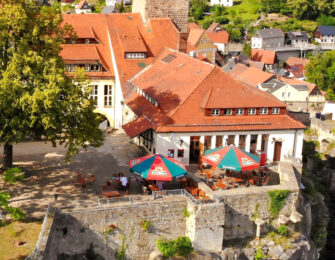 Burgcafe mit Terrasse