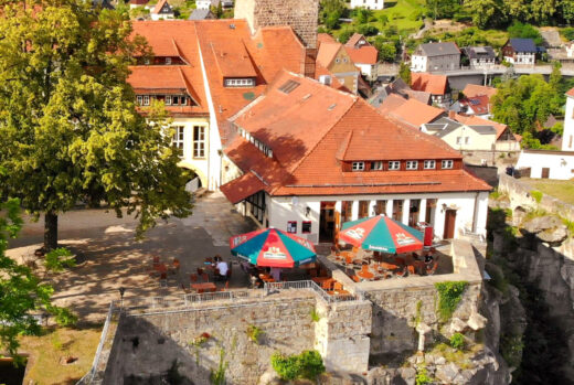 Burgcafe mit Terrasse
